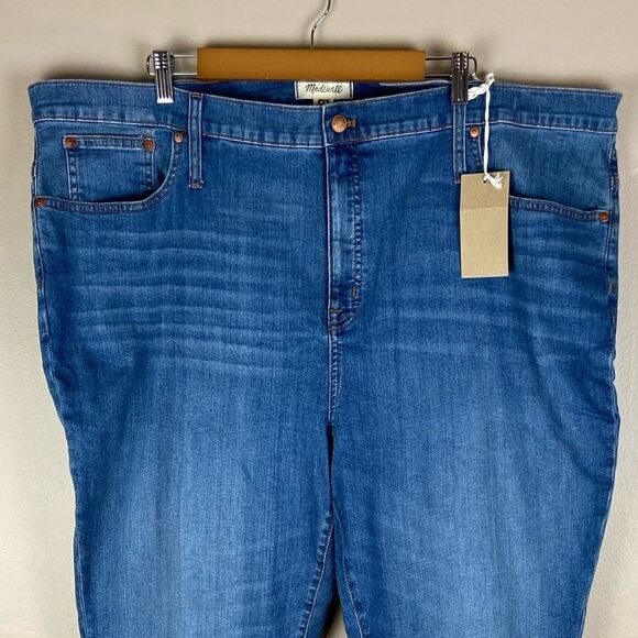 Madewell NWT Cali Demi/boot Tall denim jeans W37 - Picture 3 of 13